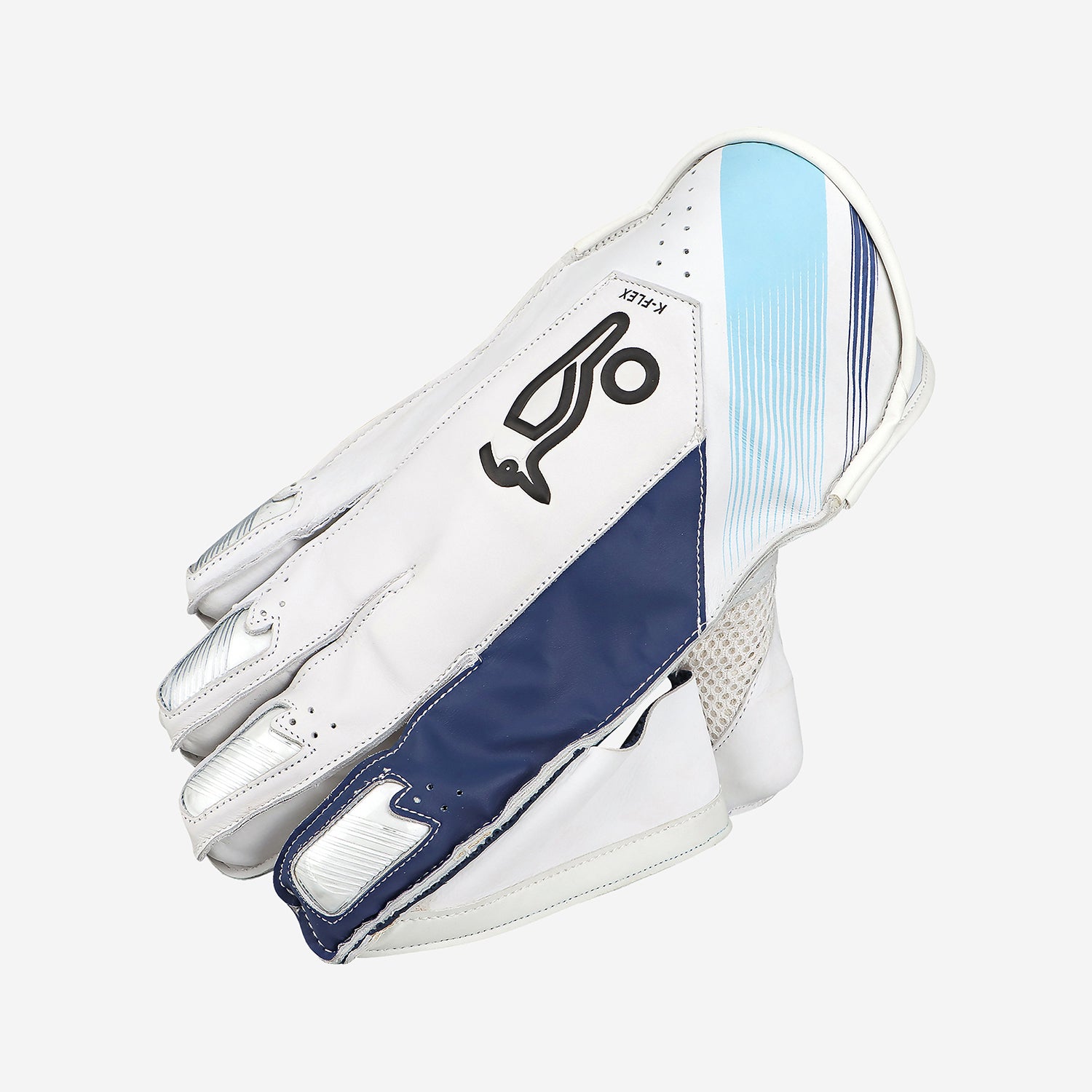 W K Gloves Kookaburra Pro Players White/Blue