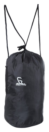 Greenlands Lightweight Roundable Backpack (Small, Black) | Versatile Travel Backpack with Dual-Purpose Drawstring Closure | Ideal for Men & Women | Perfect for Daily Use, Office, Outdoor Adventures & Hiking