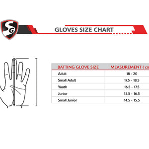 SG Excelite Batting Gloves High Quality Leather Palm