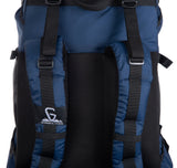 Greenlands GLOBO X 45L Rucksack| Unisex Travel Backpack for Hiking, Trekking, Camping | Spacious Top-Loading Compartment, U-Shaped Access, Rain Cover, Bungee Cord, Padded Straps and Waist Belt