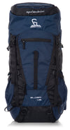 Greenlands GLOBO X 45L Rucksack| Unisex Travel Backpack for Hiking, Trekking, Camping | Spacious Top-Loading Compartment, U-Shaped Access, Rain Cover, Bungee Cord, Padded Straps and Waist Belt