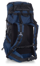 Greenlands GLOBO X 45L Rucksack| Unisex Travel Backpack for Hiking, Trekking, Camping | Spacious Top-Loading Compartment, U-Shaped Access, Rain Cover, Bungee Cord, Padded Straps and Waist Belt