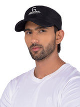 Greenlands Globo Sports Cap – Black | Adjustable UV Protection Outdoor Cap for Trekking & Daily Wear