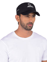Greenlands Globo Sports Cap – Black | Adjustable UV Protection Outdoor Cap for Trekking & Daily Wear
