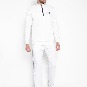 SG ICON Full Sleeve Pullover Cricket Whites (Senior)