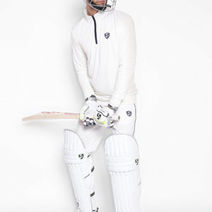 SG ICON Full Sleeve Pullover Cricket Whites (Senior)