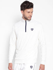 SG ICON Full Sleeve Pullover Cricket Whites (Senior)