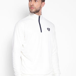 SG ICON Full Sleeve Pullover Cricket Whites (Senior)