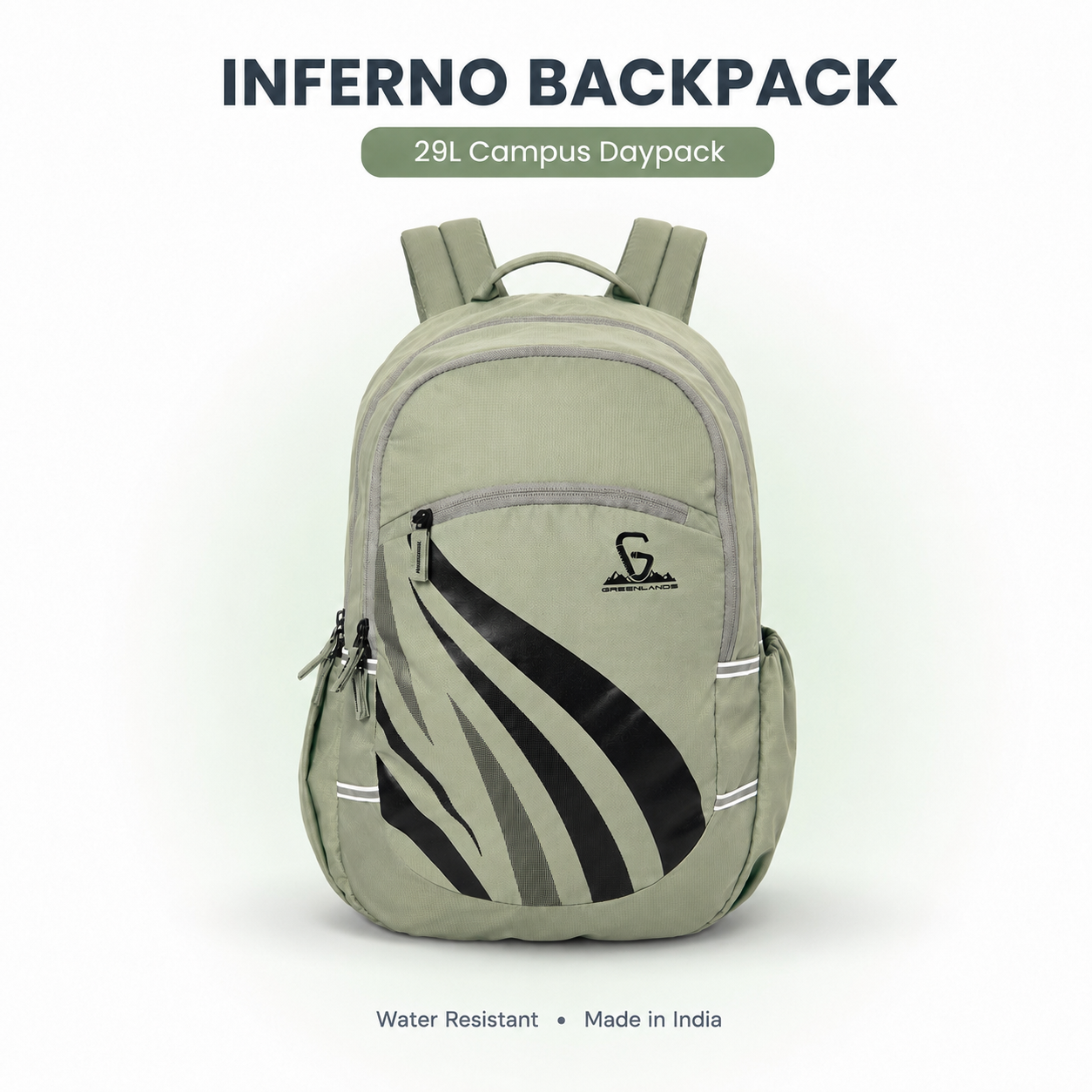 Inferno Campus Backpack – Light Grey