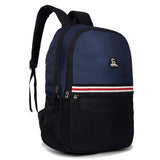 Greenlands 29L Stria Lightweight Backpack (Navy/Black) | S-Curved Shoulder Straps & Spacious Compartment | Ideal for Men & Women | Perfect for Travel, School & Office