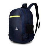 Greenlands 33L Zipster Laptop Backpack | 3 Large Compartments, Fits Up to 17" Laptop | Perfect for Office, School, Travel & Hiking | Unisex (Navy)