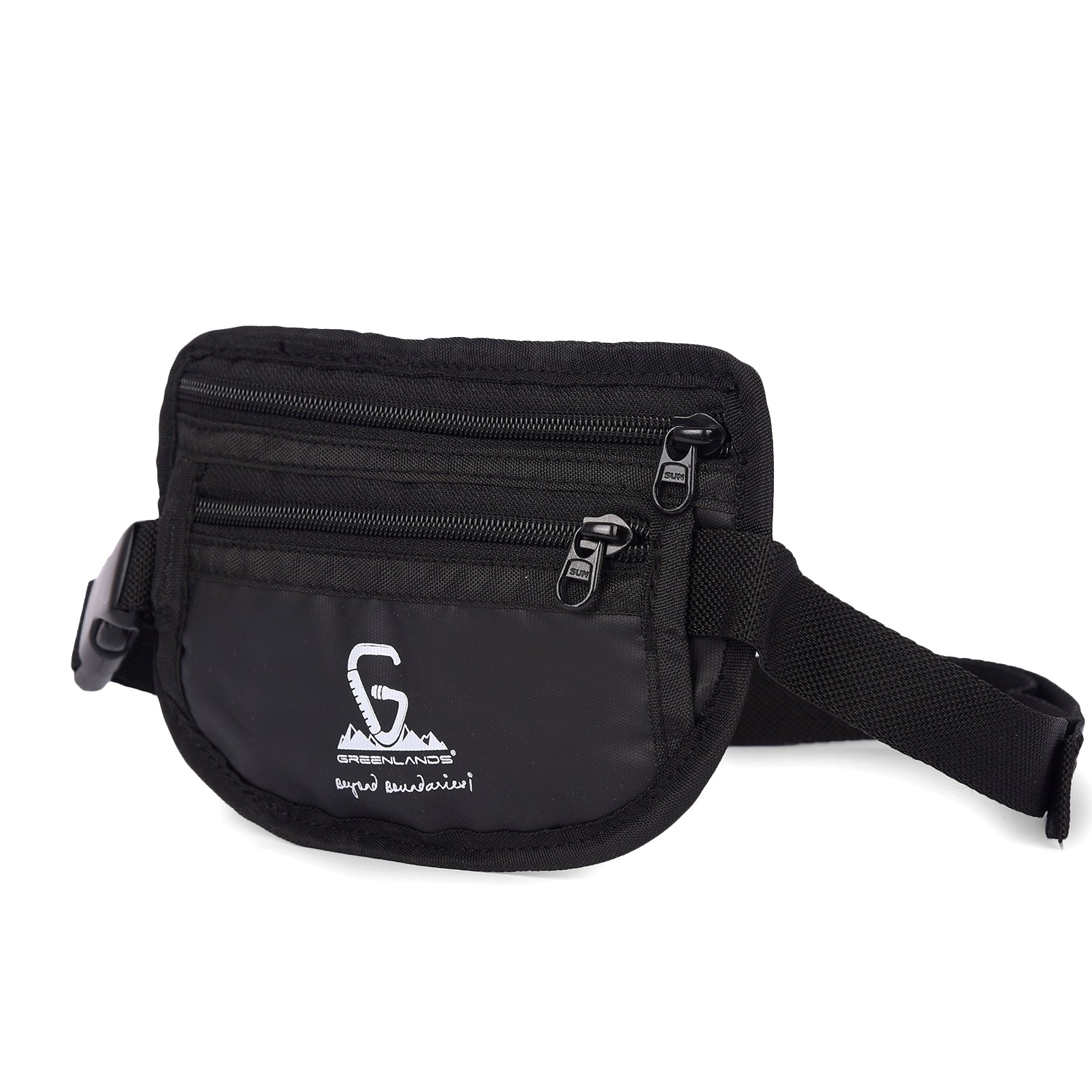 GREENLANDS Travel Waistpouch Black