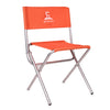 Greenlands Lightweight Camping Chair – Aluminium Frame, Orange | Portable Foldable Chair for Trekking & Camping