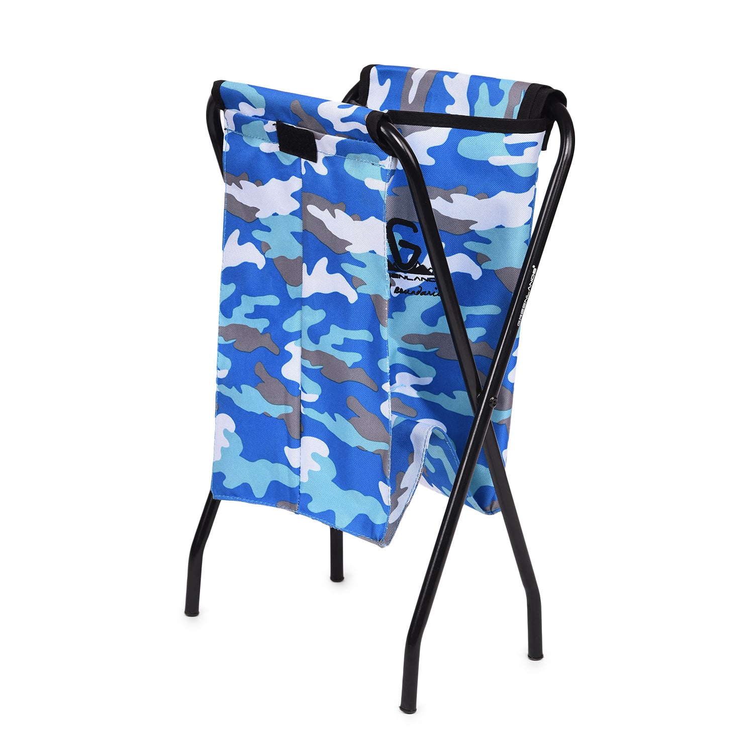 Greenlands Camping Storage Bin 15 Mild Steel Blue Camo