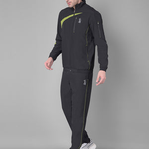 Kookaburra's Black Track Suit for Dynamic Style on and off the Track