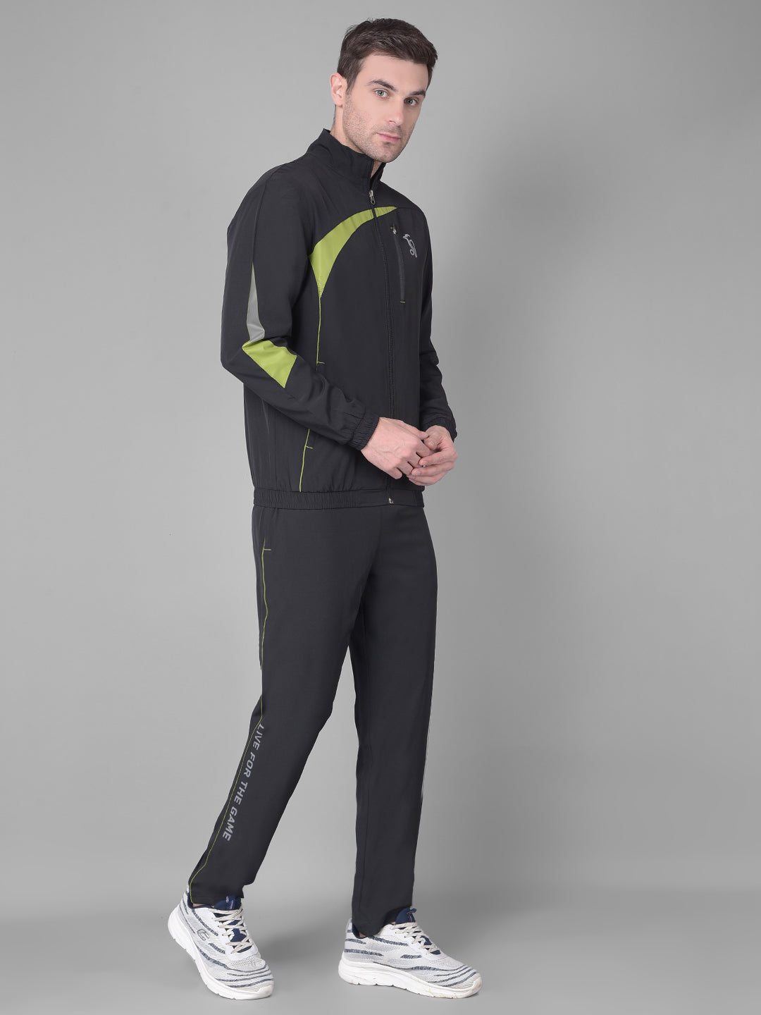 Kookaburra's Black Track Suit for Dynamic Style on and off the Track