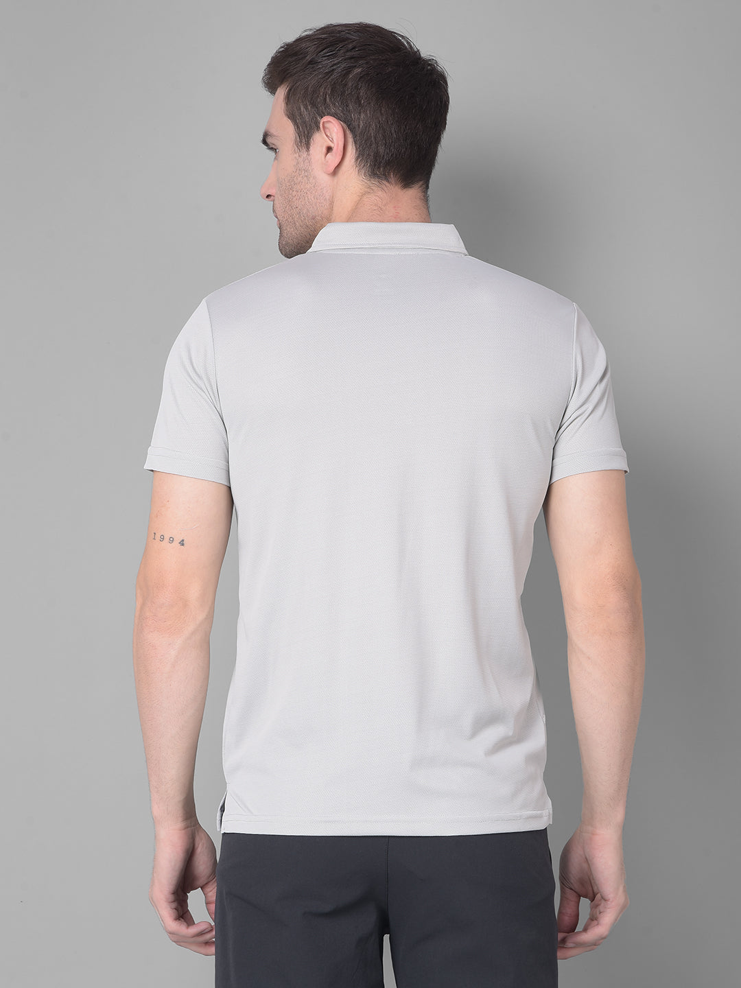 Kookaburra Steel Grey Polo Elevate Your Style with Sporty T-shirt