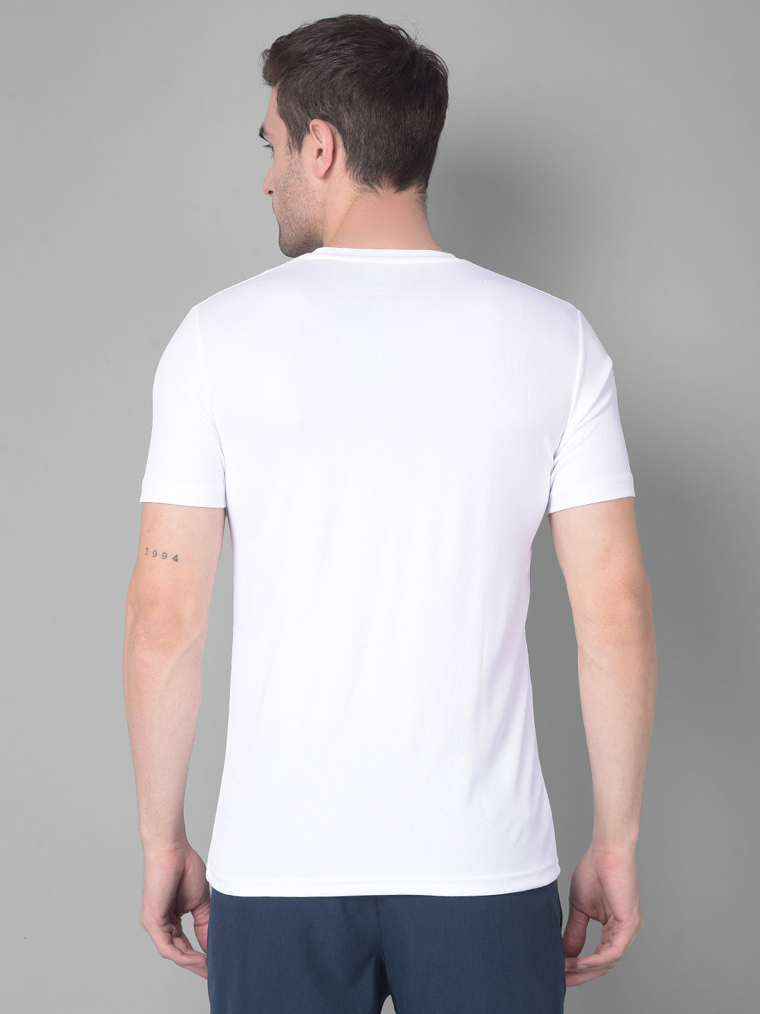 Kookaburra White Round Neck T-Shirt for Timeless Simplicity