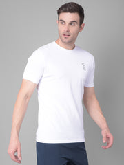 Kookaburra White Round Neck T-Shirt for Timeless Simplicity