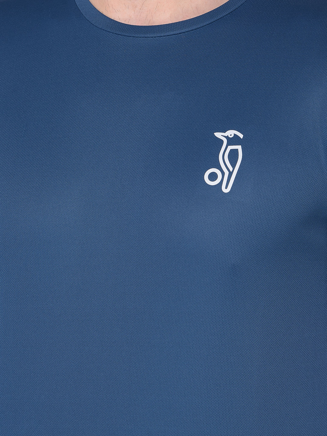 Kookaburra Dark Blue Round Neck T-Shirt for Timeless Appeal