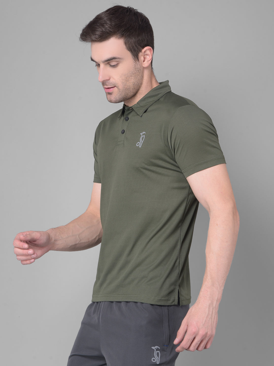 Kookaburra Dark Green Polo T-shirt for Stylish Comfort