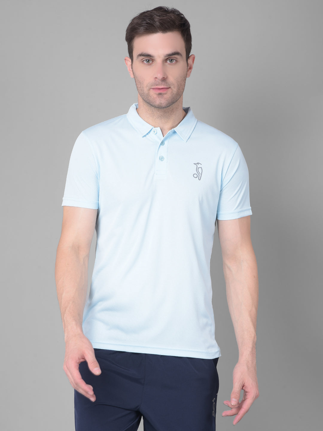 Sky Blue Elegance Unleash Your Sporting Spirit with Kookaburra's Polo T-shirt