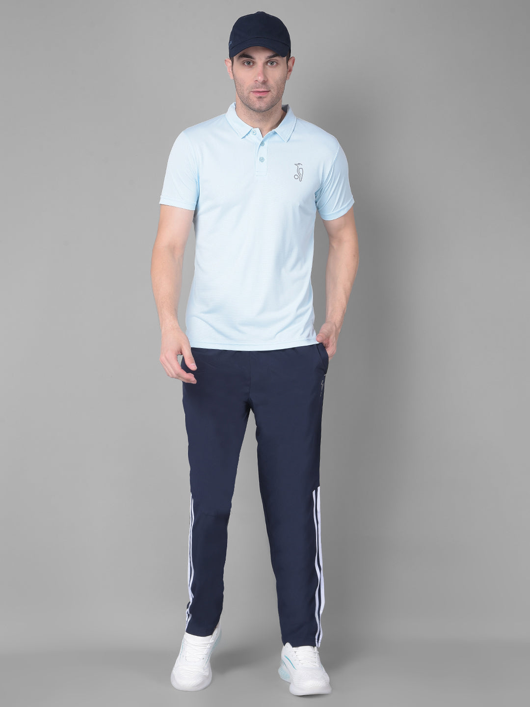 Sky Blue Elegance Unleash Your Sporting Spirit with Kookaburra's Polo T-shirt