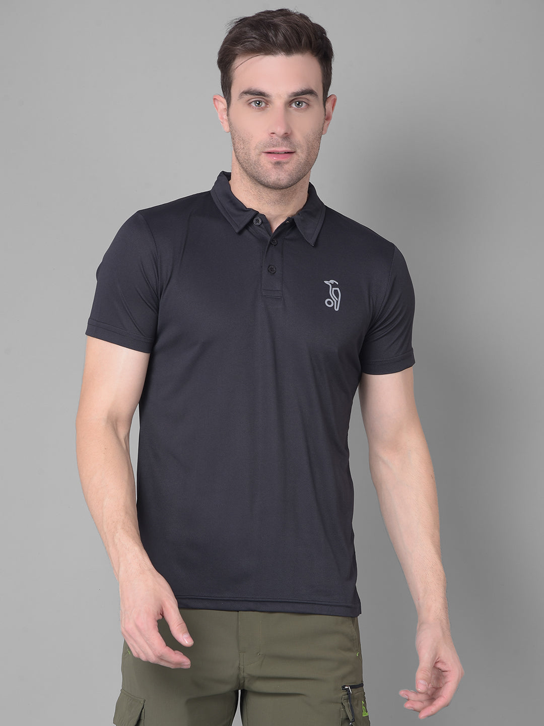 Kookaburra Black Polo T-shirt for Effortless Elegance