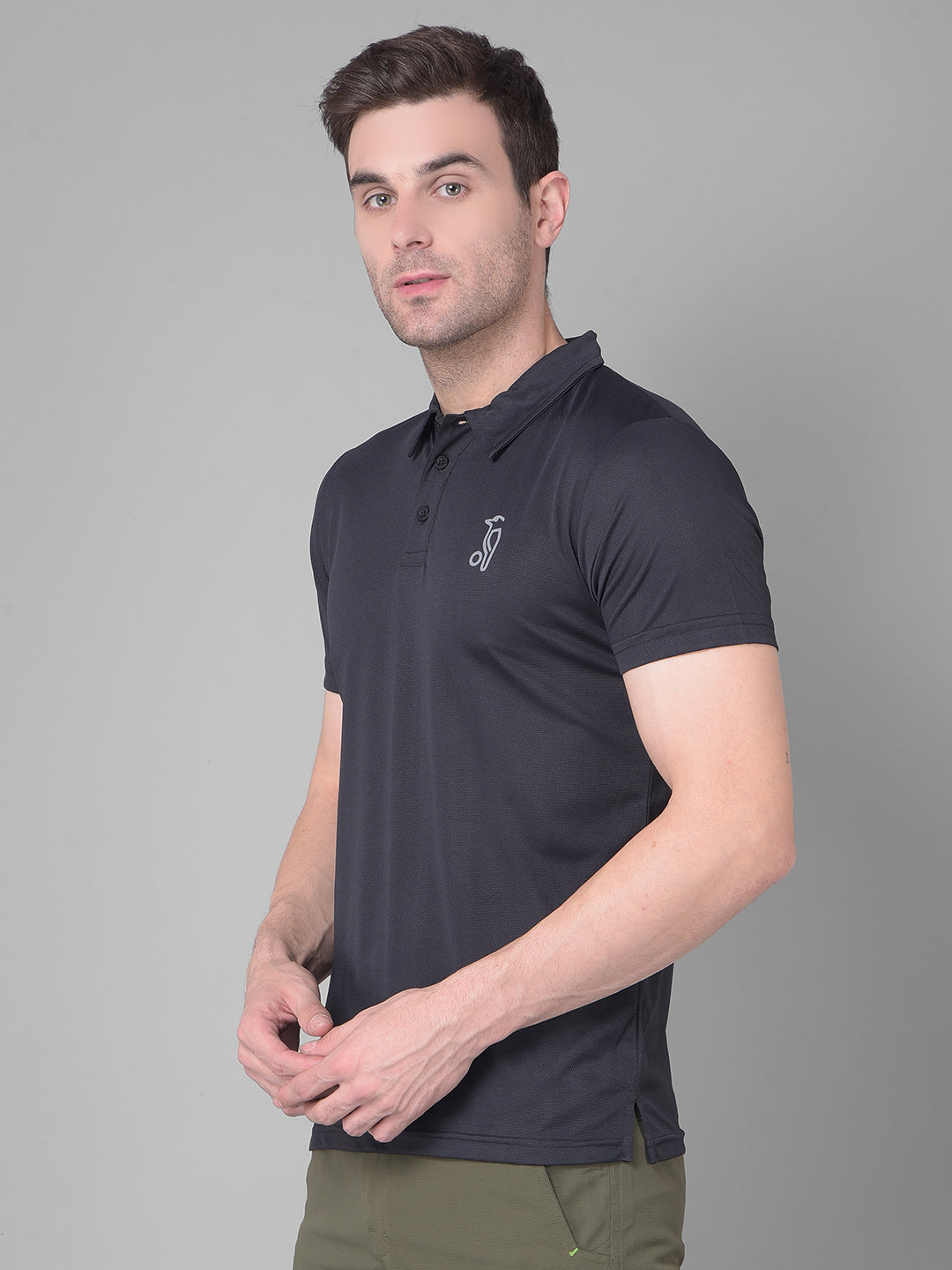 Kookaburra Black Polo T-shirt for Effortless Elegance