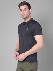 Kookaburra Black Polo T-shirt for Effortless Elegance