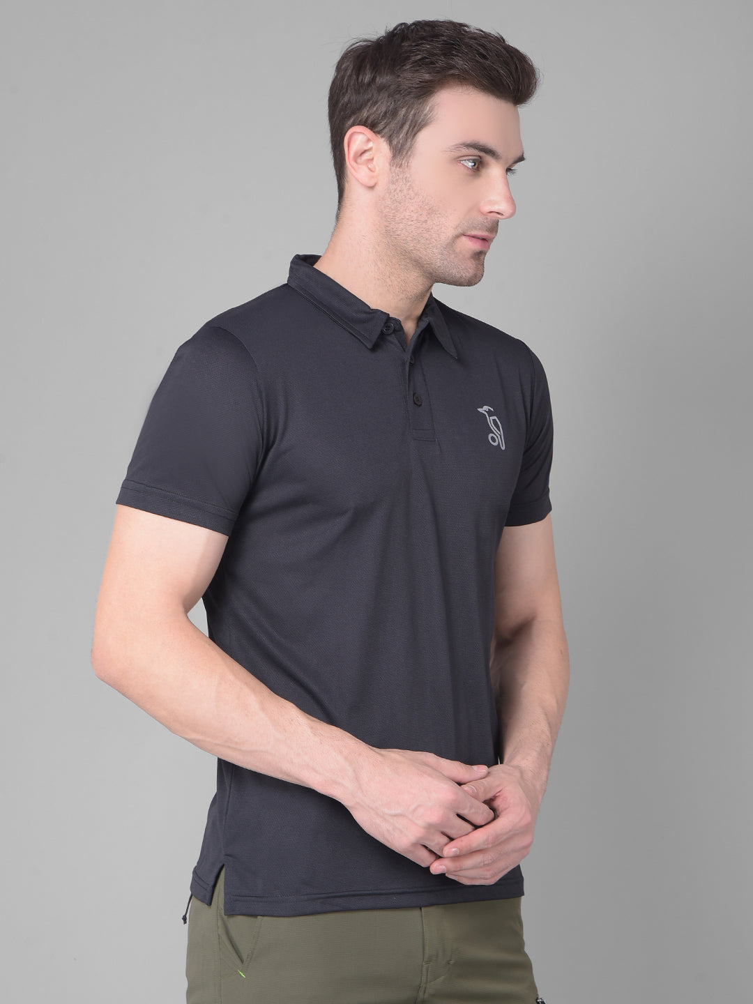 Kookaburra Black Polo T-shirt for Effortless Elegance
