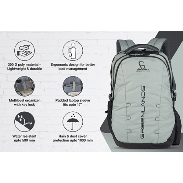 Greenlands Quad Backpack - Light Grey