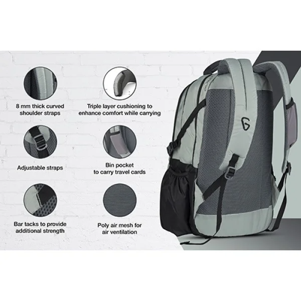 Greenlands Quad Backpack - Light Grey