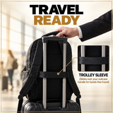 Greenlands Shield X 32L Laptop Backpack |Comfortable & Durable Unisex Bag, 2 Compartments, Side Pockets, Trolley Sleeve