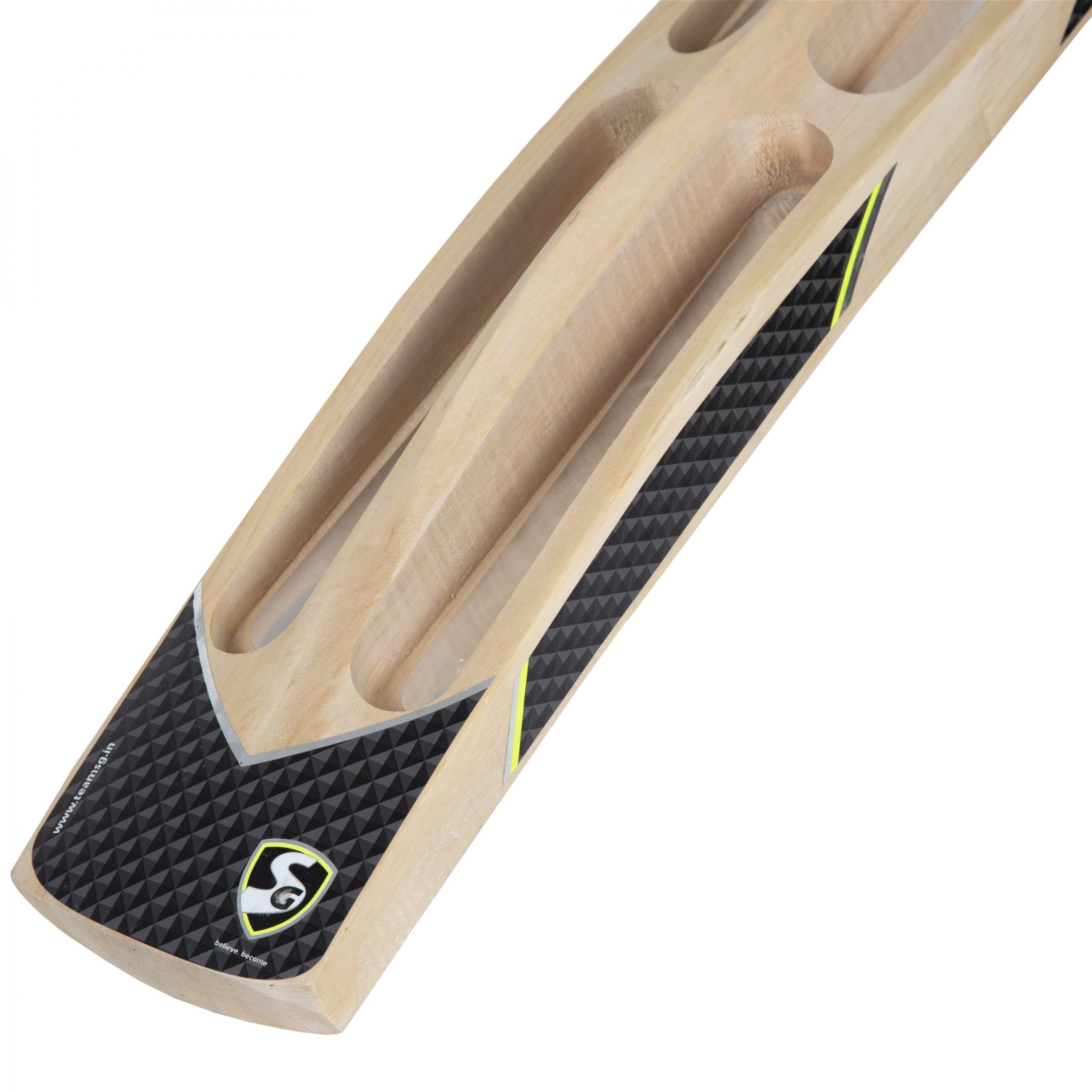 SG T-1200 Kashmir Willow Scoop Bat for Tennis Cricket Ball