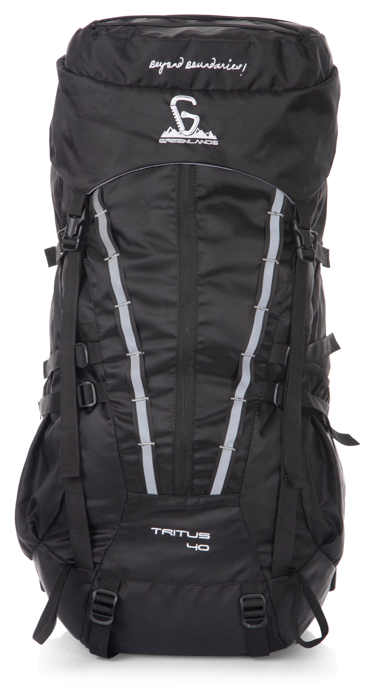 Greenlands Tritus 40 Litre Rucksack - Black – Kopojis