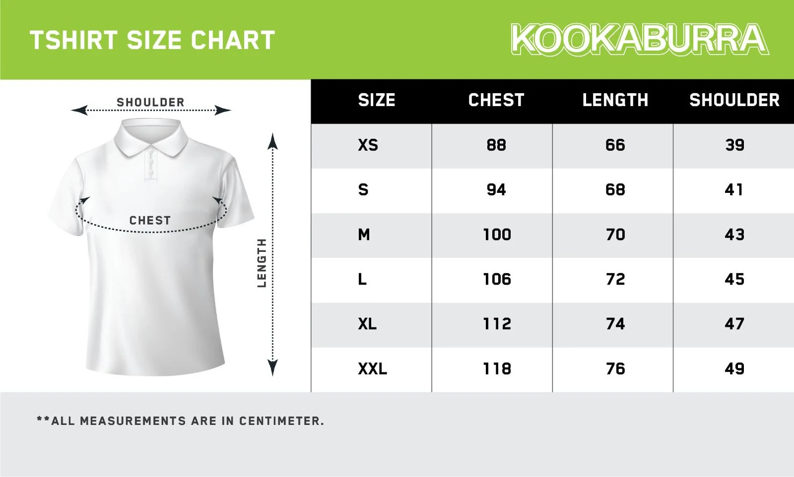 Kookaburra Cotton Poly Jersey Cricket Shirts WT02 F/s