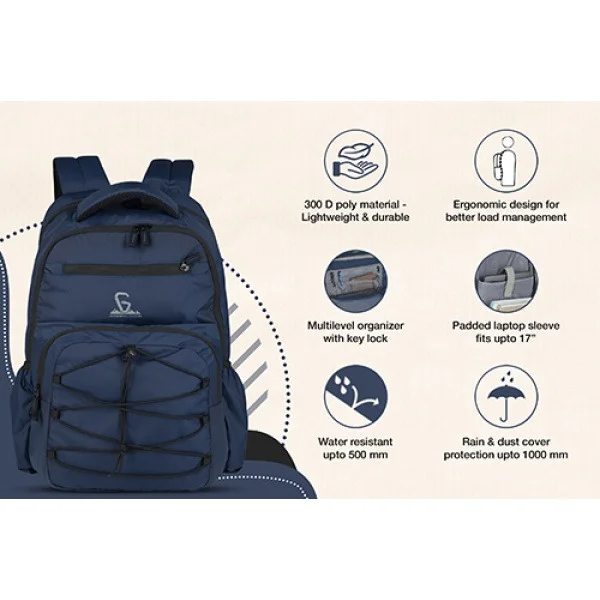 Greenlands Ziggy Backpack - Navy