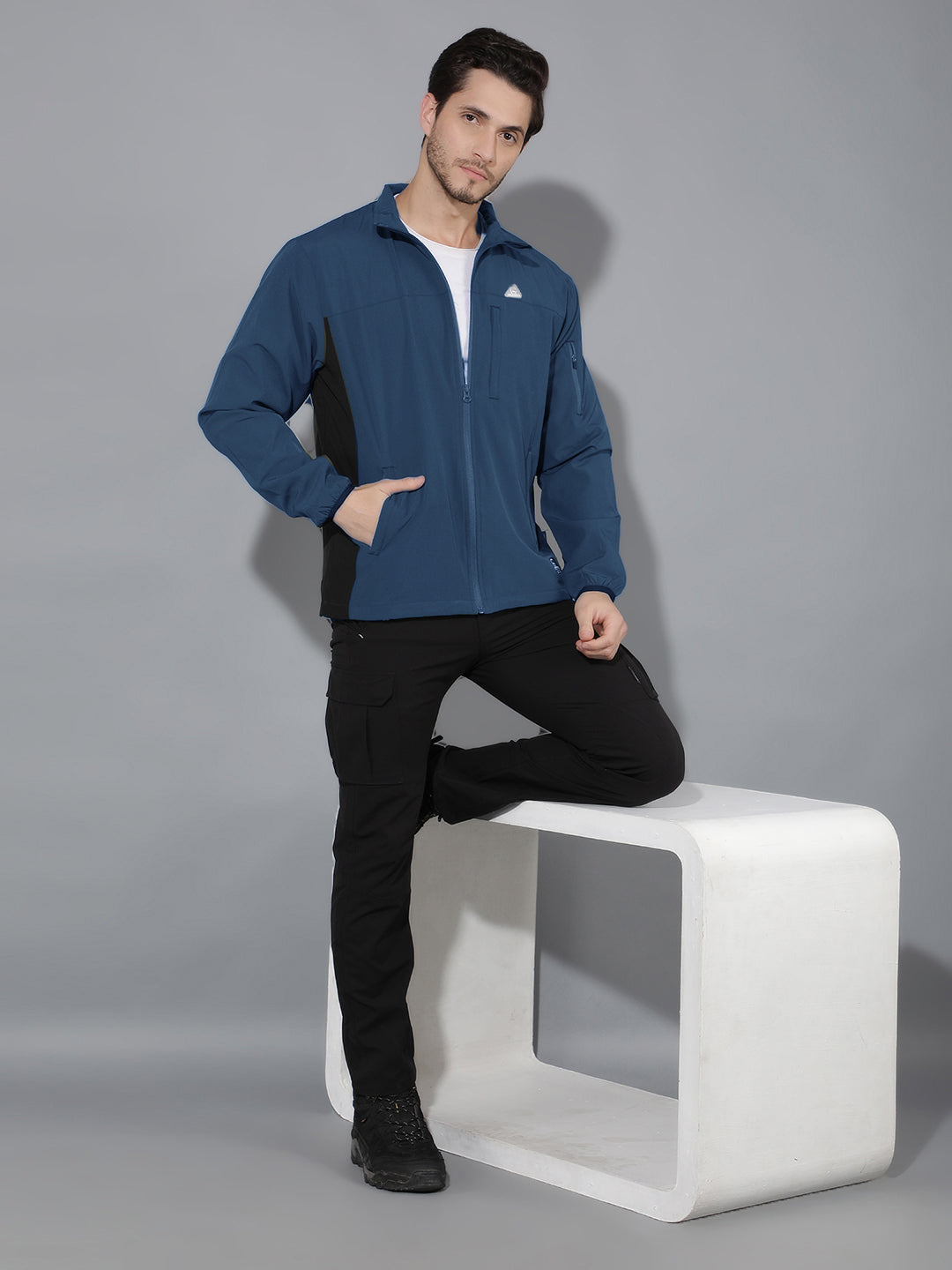 GREENLANDS Windbreaker GNL DUO T Blue