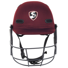 SG Acetech Coloured Cricket Helmet (Maroon)