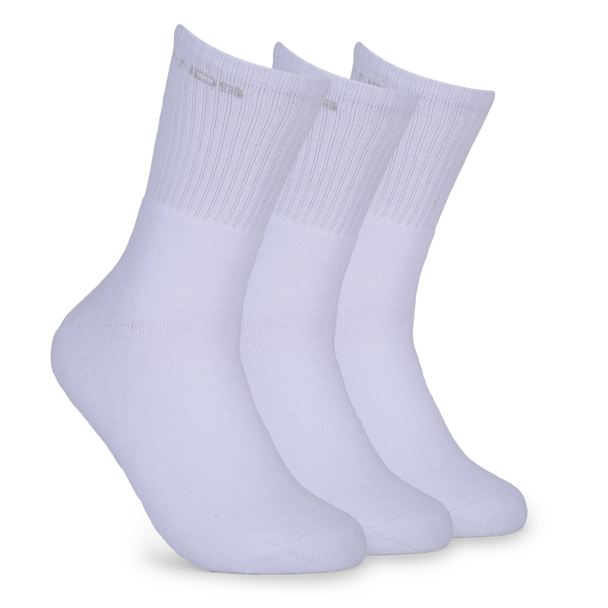 Greenlands QUADRA Crew Socks White (Pack of 3)