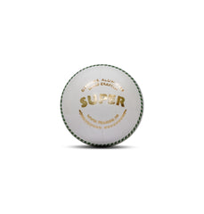 SG Super Cricket Leather Ball - White