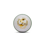 SG Super Cricket Leather Ball - White