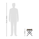 Greenlands Camping Stool Mild Steel Small Camo