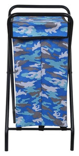 Greenlands 30L Portable Folding Aluminum Storage Bin – Rust-Resistant, Powder-Coated Frame with Water-Resistant Fabric for Camping, Tools & Travel – No Assembly Required (Camo)