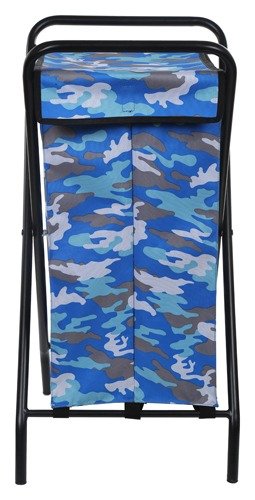 Greenlands 30L Portable Folding Aluminum Storage Bin – Rust-Resistant, Powder-Coated Frame with Water-Resistant Fabric for Camping, Tools & Travel – No Assembly Required (Camo)
