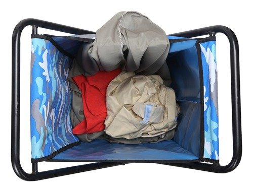 Greenlands Camping Storage Bin 30 Mild Steel Blue Camo