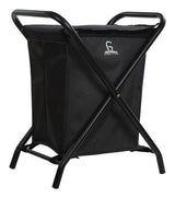 Greenlands 20L Medium Grey Camping Storage Bin - Mild Steel Folding Frame with Rust-Resistant Polyester Fabric, No Assembly Required for Outdoor Gear