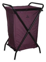 Greenlands 30L Portable Folding Aluminum Storage Bin – Rust-Resistant, Powder-Coated Frame with Water-Resistant Fabric for Camping, Tools & Travel – No Assembly Required (Wine)