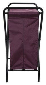 Greenlands 30L Portable Folding Aluminum Storage Bin – Rust-Resistant, Powder-Coated Frame with Water-Resistant Fabric for Camping, Tools & Travel – No Assembly Required (Wine)